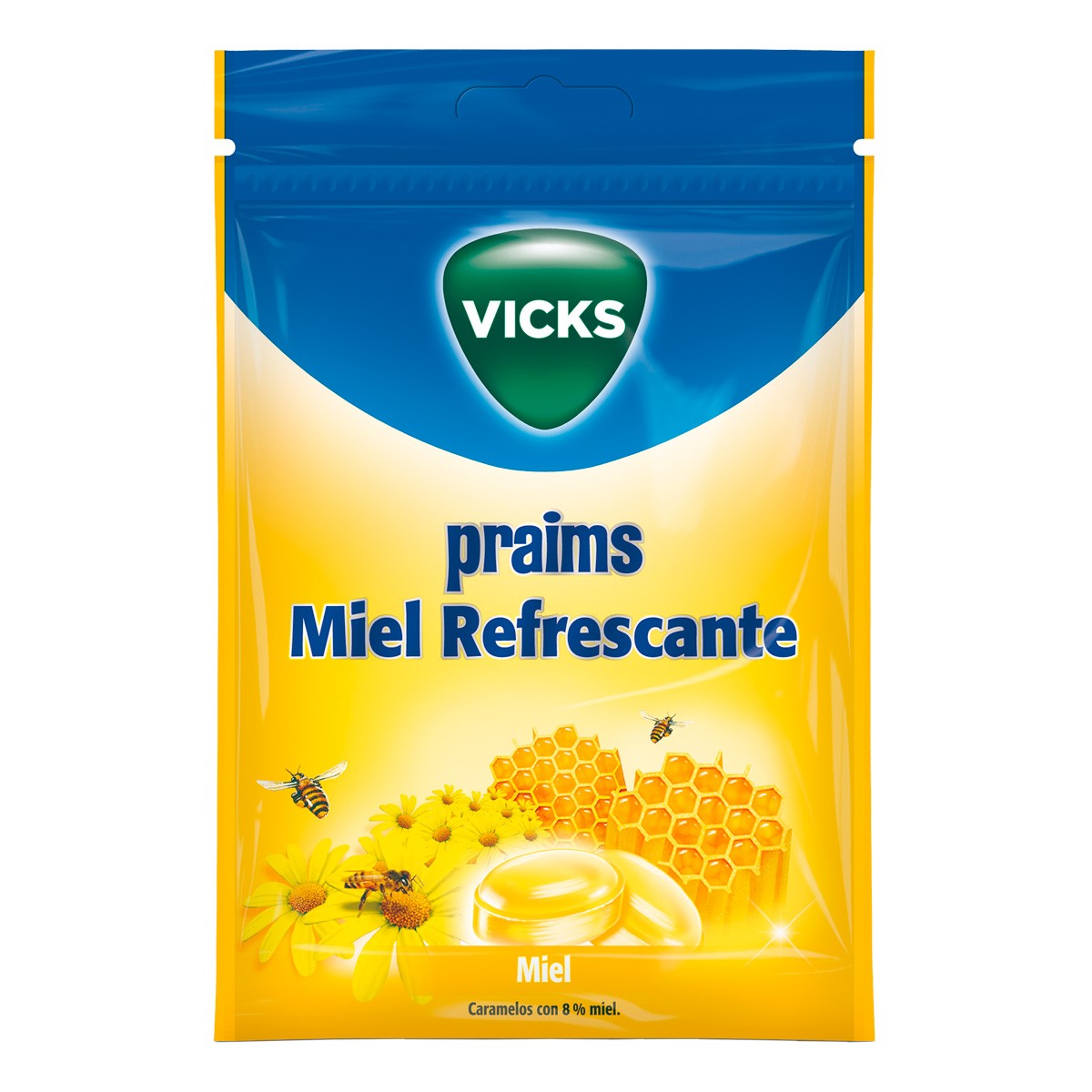 Vicks praims miel refrescante 72g